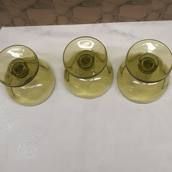 Imperial Glass-Ohio Hoffman House Green Champagne Sherbert Glass 237340 - Picture 5 of 7